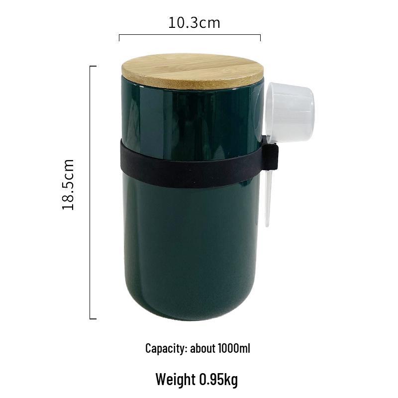 Nordic Ceramic Grain and Cereal Kitchen Storage Jar