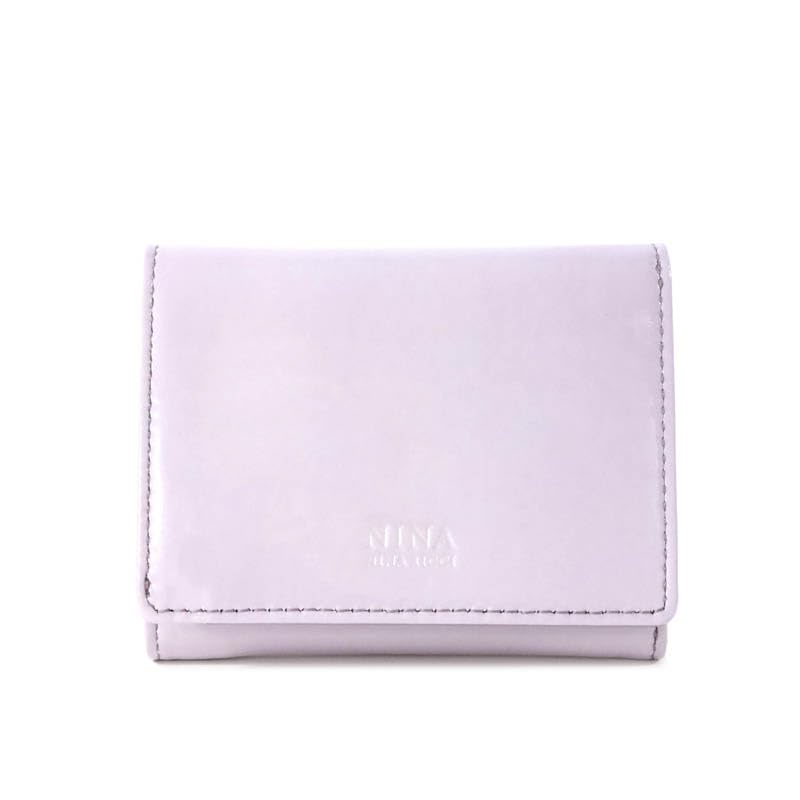 Nina Nina Ricci Miroir Purse Tri-fold Wallet 35-3131 Lavender