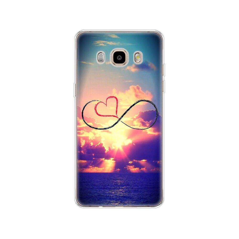 Case FOR Samsung Galaxy J7 J5 2016 Case J710 510F Cover FOR Samsung J7 J5 2016 Case Shell Winter Snow Christmas