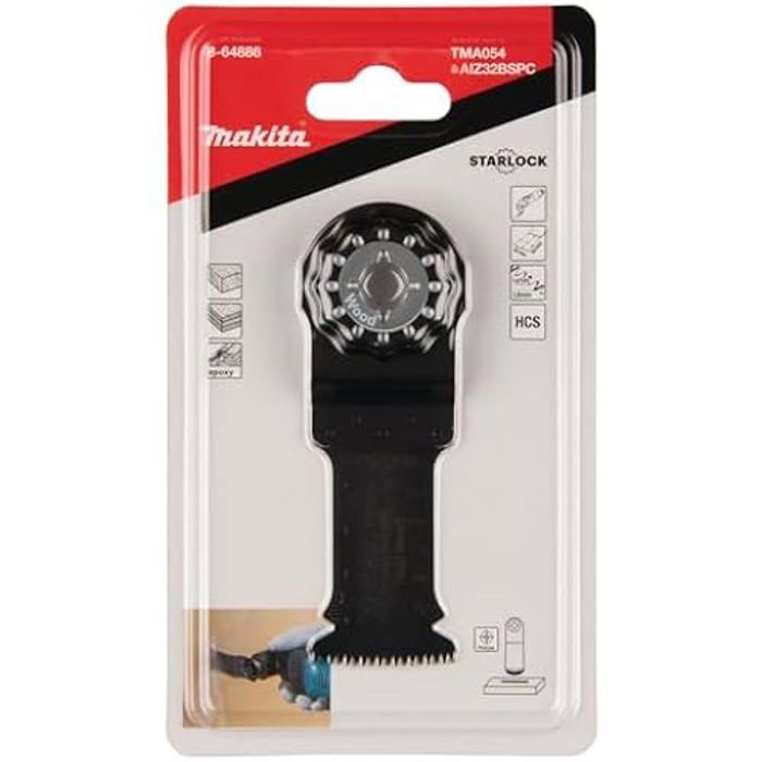 Cuchilla Inmersion - MAKITA - B-64870-20 - 32x50 Mm - 14 Tpi - HCS - 20 Unités