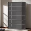 7 Tiers Shoe Rack Organizer with Lid Shoe Storage Cabinet with Clear Flip Door  Storage Cabinet for Bags  Books Clothes