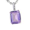 2026 Amethyst S925 Silver Pendant Women's Fashion Necklace