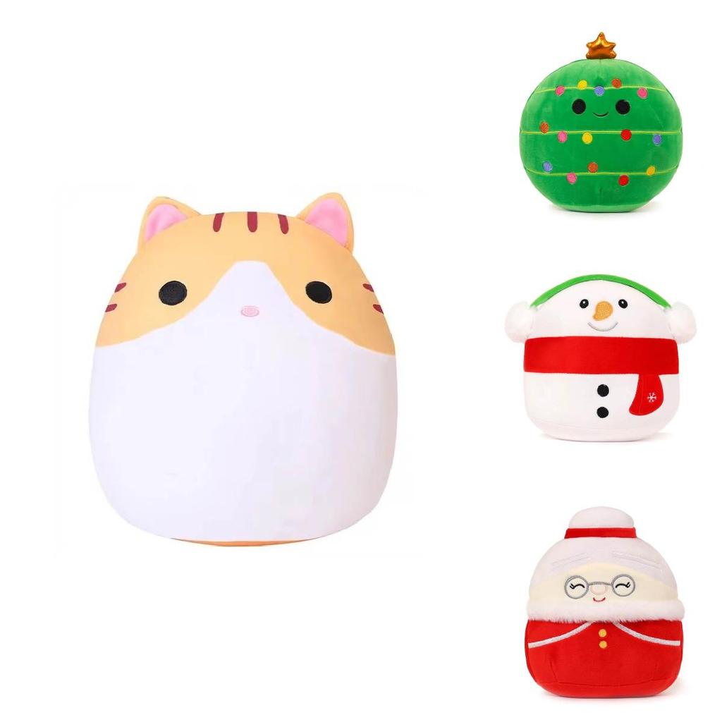 Cute 20cm Christmas Santa Claus Christmas Tree Plush Toy Soft Stuffed Doll Wholesale