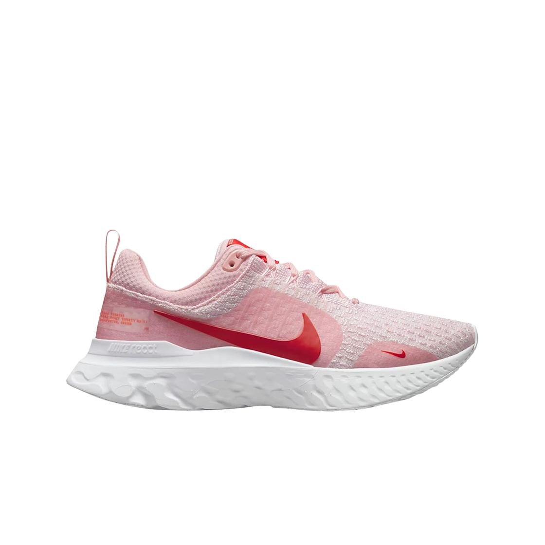 

(w) Nike React Infinity Run Flyknit 3 Medium Soft Pink White 240