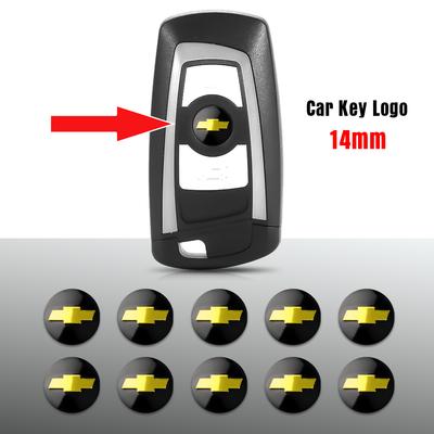 10/20Pcs Car Key Shell Remote Fob Emblem Decoration Logo Sticker For Cruze Malibu Sail Spark Captiva Equinox Trax Lova