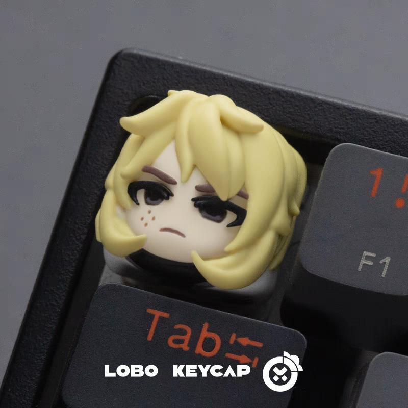 2025 VLRT Game Peripheral Products Q Version Cute Resin Keycap Esc Key Esports Room Decoration Festvial Toy Surprise Gifts