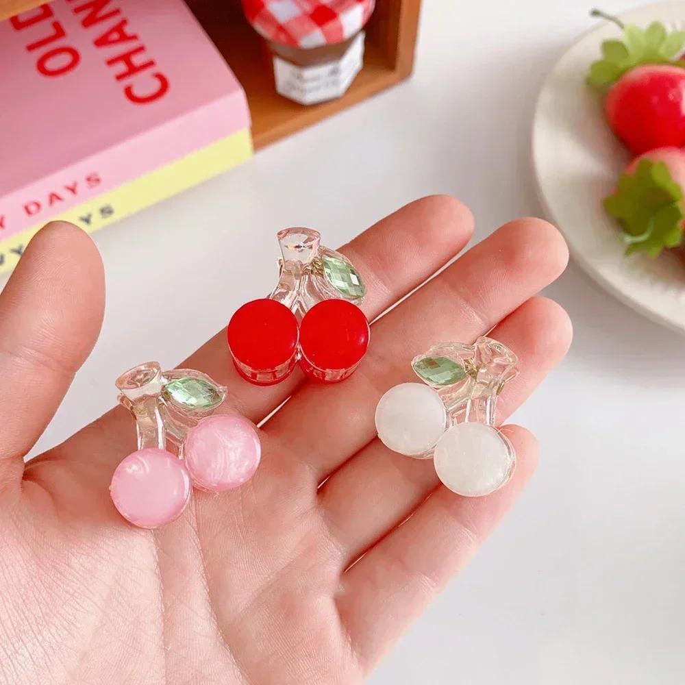 2 Stück Kawaii Kirschblüten Krokodilklemmen Haarspangen Niedliche Kleine Haarnadel Stirnband für Frauen Internet-Berühmtheit Modeaccessoires