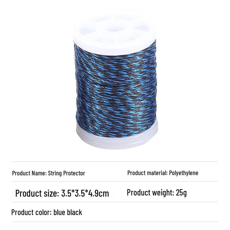 Adjustable Bowstring Protector Rope & Peep Sight Tie for Compound/Recurve Bows - Various Colors