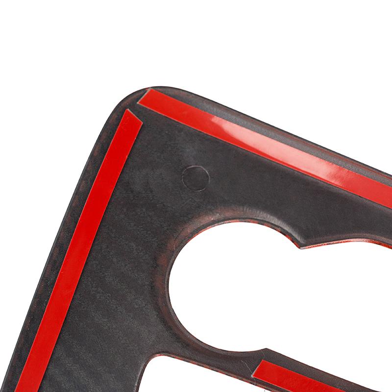 Car Carbon Fiber Look Interior Central Control Air Conditioning Panel Cover Tirm For Dodge Charger 2016-2021