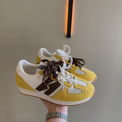 Retro Color Matching Platform Forrest Gump Shoes Women's 2025 New Comfortable and Lightweight Mesh Breathable Casual Sports Moral Training Shoes