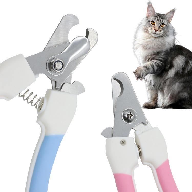 Pet nail clippers dog cat stainless steel nail clippers beauty cleaning supplies nail clippers pet manicure