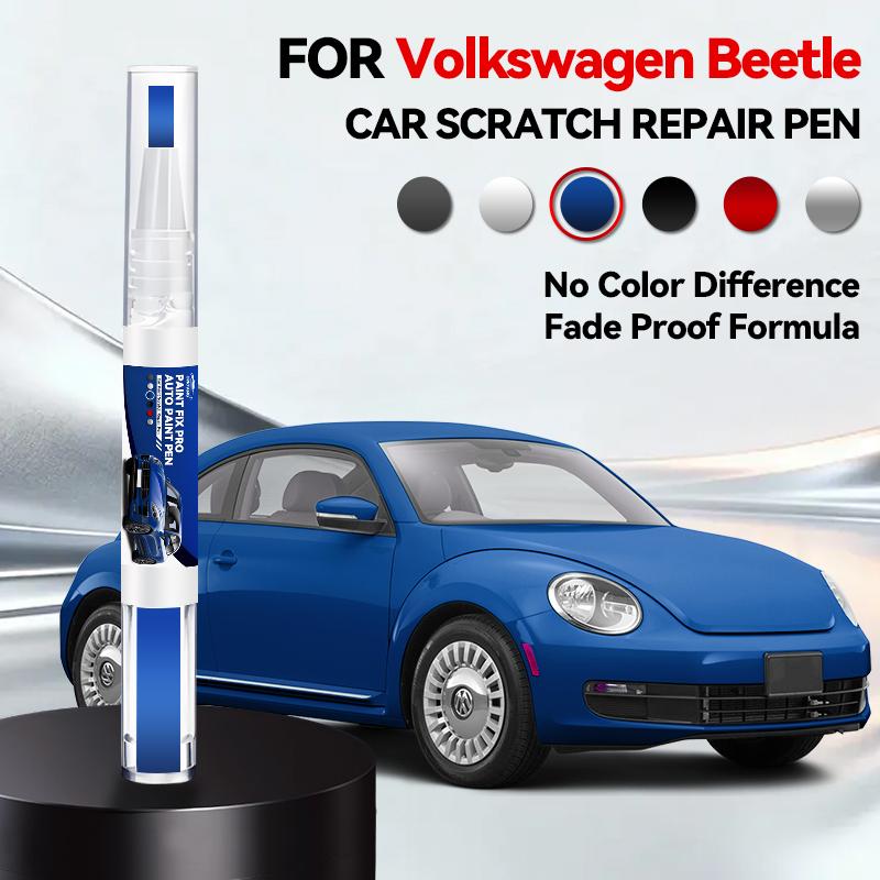 For Volkswagen Beetle Car Paint Repair Pen Touch Up Scratch Remover DIY Auto Accessories Grey LD7X Brown White OK1 Silver Red