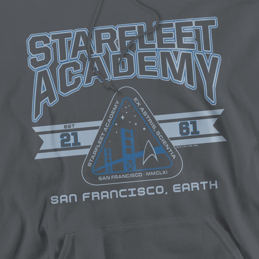 STAR TREK Mens Starfleet Academy Earth Hoodie