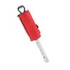 Golf Ball Retriever Aluminum Alloy Tube Large Capacity Ball Shagger for Golf Course Red