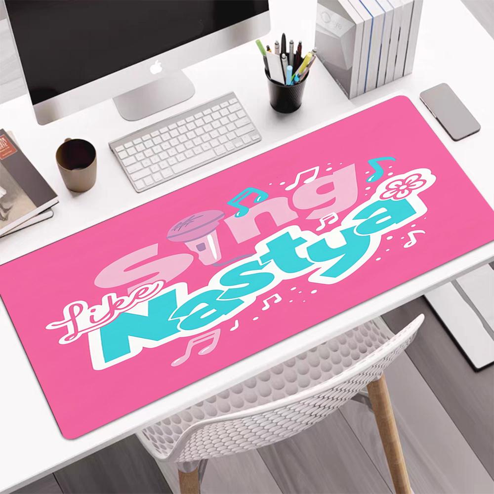 Like Nastya Theme Mouse Pad, Non Slip Rubber Base, Multifunctional Office & Home Decor, Perfect for Workspace Personalization.