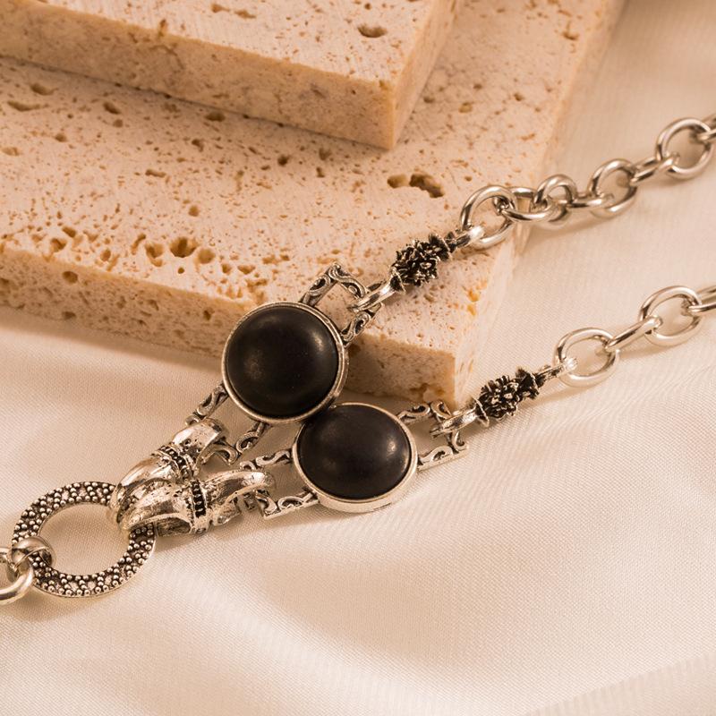 Modieuze Retro Ketting, Vrouwen Kruis Ketting, Kleding Accessoire, Trui Ketting, High-end Gevoel