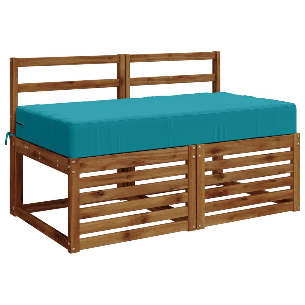 Seat Cushion SOEST 100percent  Polyester Turquoise 120 x 60 x 15 cm