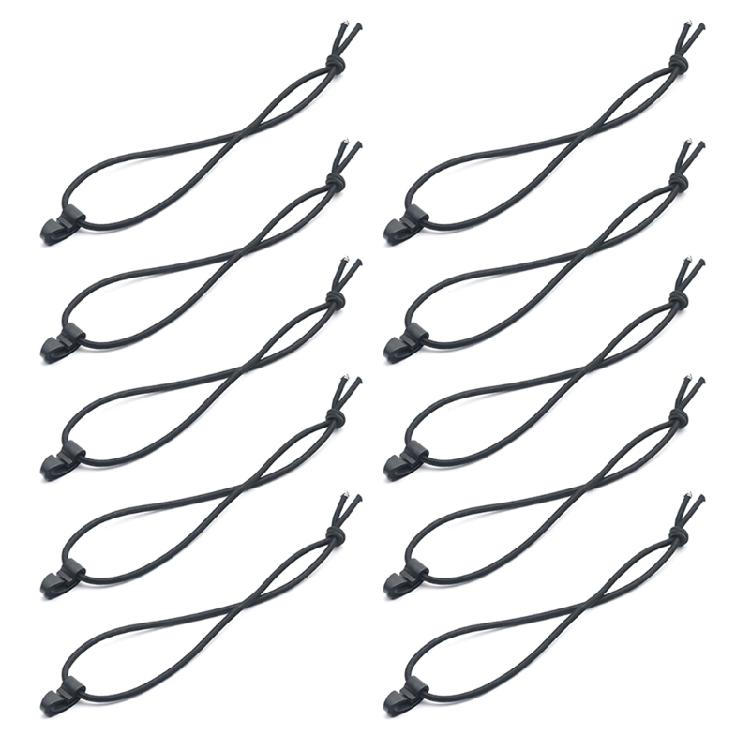 

Heavy Type Outdoor Cord Tightener Portables Elastics Rope Clip Secure Fastening for Travel Essential 1