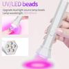 6LEDs Nail Light Portable Nail Dryer Lamp UV For Curing All Gel Polish USB Rechargeable Quick Dry Timing Machine Nail Art Tools