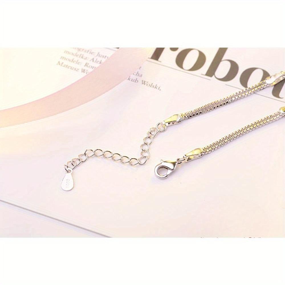 Amour Infini, Maillons de Chaîne Illimités, Bracelet Réglable pour Femme, Bijoux en Argent Luxueux