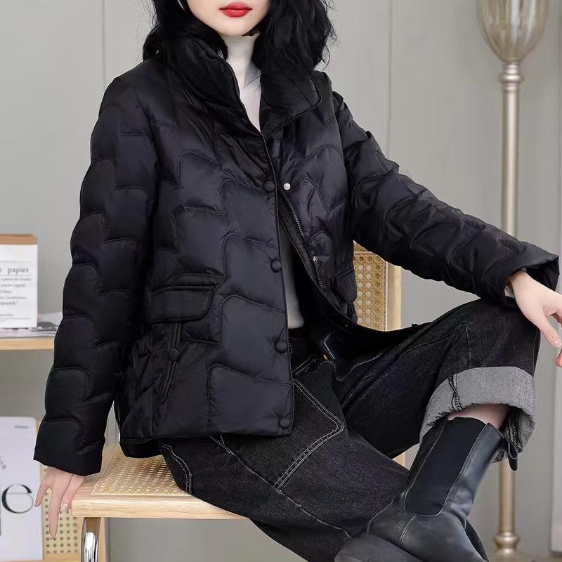 Daunenjacke Damen High-End-Damenbekleidung, neuer Wintermantel, kurze Entendaunenjacke, High-End-Sinn