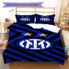 FCIM logo  Pattern Bedding Quilt Set Quilt Cover Pillowcase Home Decoration Birthday Gift (1 * duvet cover + 2 * pillowcase, without core)