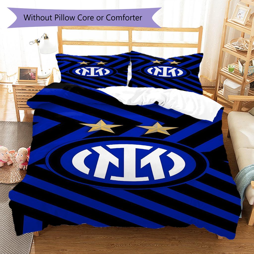 FCIM logo Pattern Bedding Quilt Set Quilt Cover Pillowcase Home Decoration Birthday Gift (1 * duvet cover + 2 * pillowcase, without core)