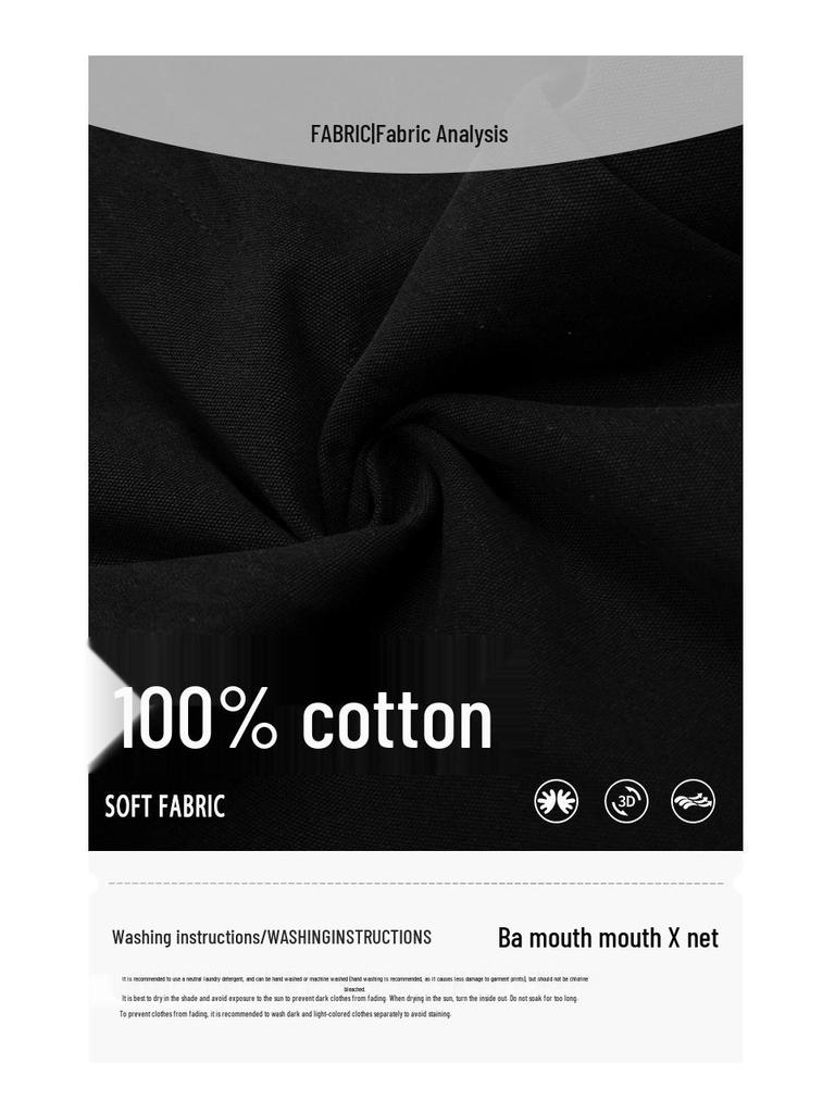 Yongfang Unisex Schwarze Weitbeinige Dekonstruiertes Design Freizeithose