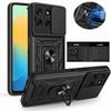 Pro Motorola Moto G56 5G Pouzdro Magnetický Prsten Stojan Držák Armor Zadní Kryt Pro Moto G56 G 56 MotoG56 Ochrana Objektivu Fotoaparátu Funda