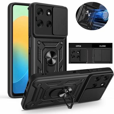 Pro Motorola Moto G86 5G Pouzdro Nárazuvzdorné Pancéřové Magnetický Držák Prsten Pouzdro Pro Moto G86 G 86 MotoG86 Posuvný Kryt Objektivu
