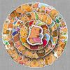100 Capybara Graffiti Stickers: Cute Cartoon Animals for Decorating Water Bottles, Phones, and Computers