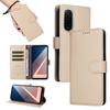 For Xiaomi Poco M7 4G (169mm) Case RFID Blocking 3 Card Slots PU Leather Phone Cover with Wrist Strap