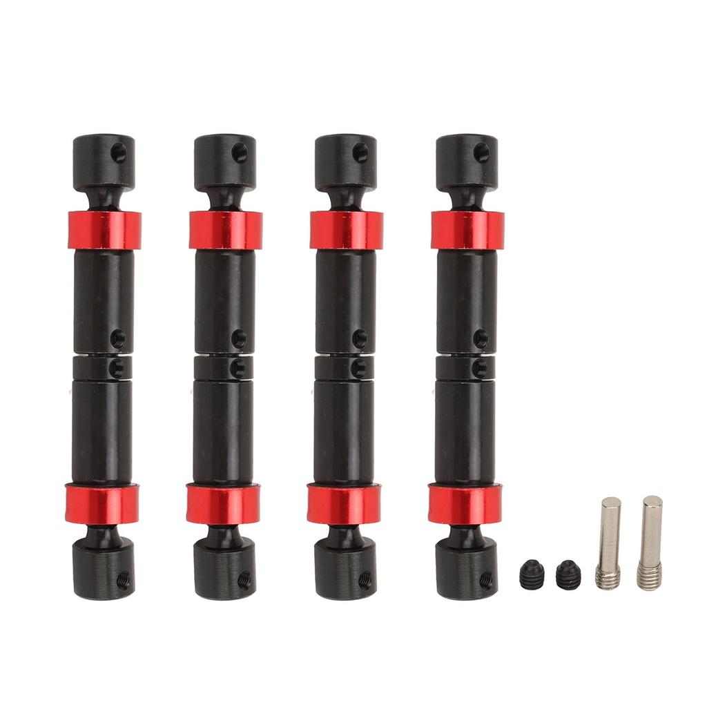 RC Car Drive Shaft Steel Center Shaft 80 to 100mm Easy Installation Low Noise RC Car Parts for Axial SCX10 90046 CC01 1