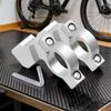 Motorcycle Mirror Mount 2 Pieces Aluminum Alloy Universal Bracket, Motorcycle Rearview Mirrors Bracket for Hiking, Cycling