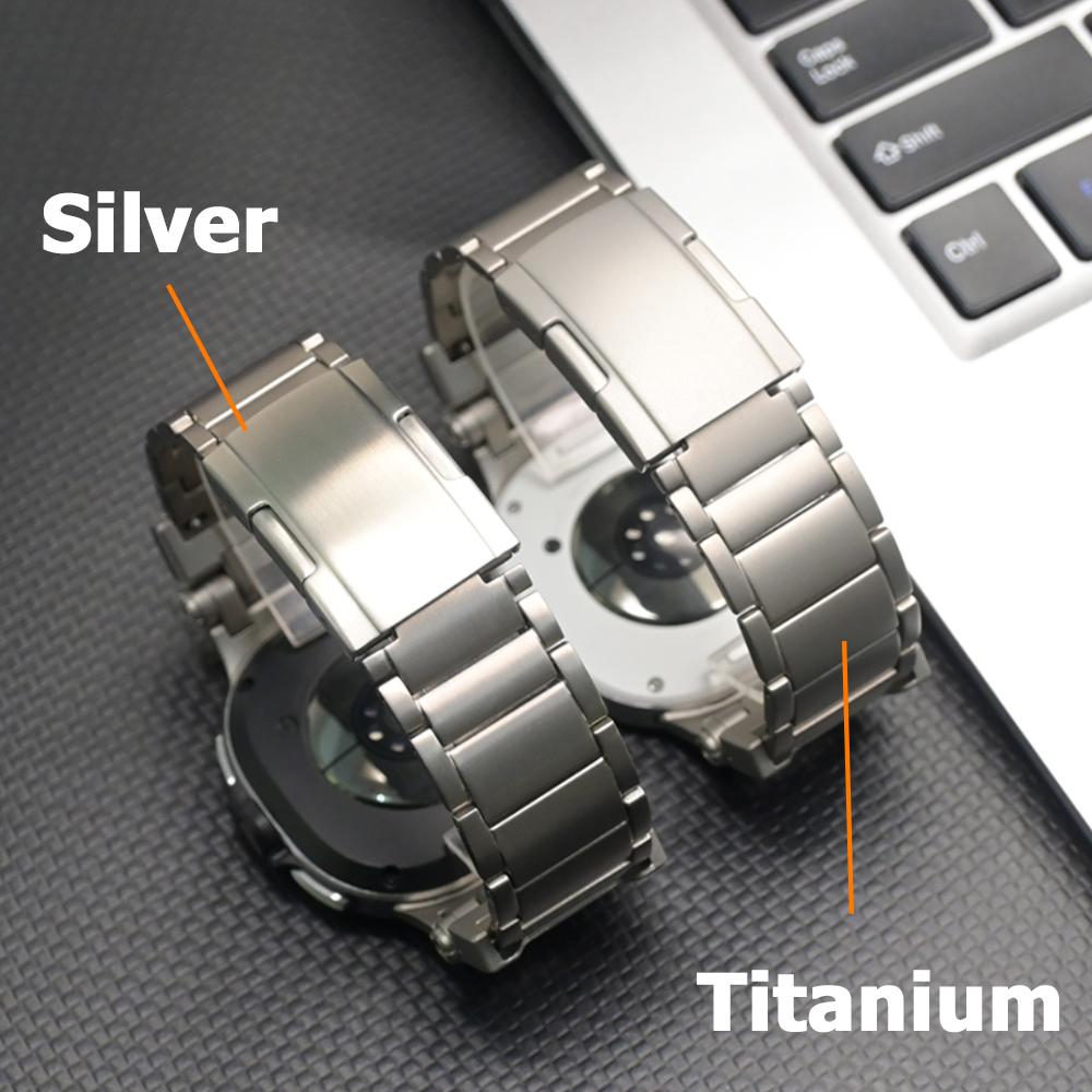 No Gaps Titanium Band for Samsung Galaxy Watch Ultra 2025 47mm Luxury Strap For galaxy watch 8 Classic 46mm 8 44mm 40mm Bracelet