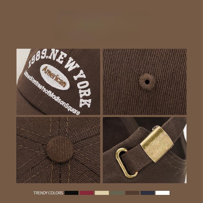 Pălărie pentru bărbați și femei versiune coreeană a șapcă de baseball la modă pentru bărbați primăvară și toamnă șapcă cu calotă moale trend vară exterior vizor de agrement pentru femei