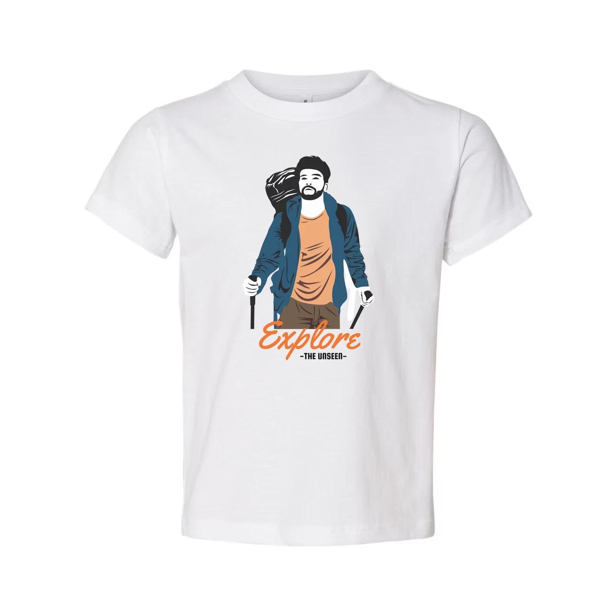 Explore The Unseen Hiking Graphic Unisex T Shirt S