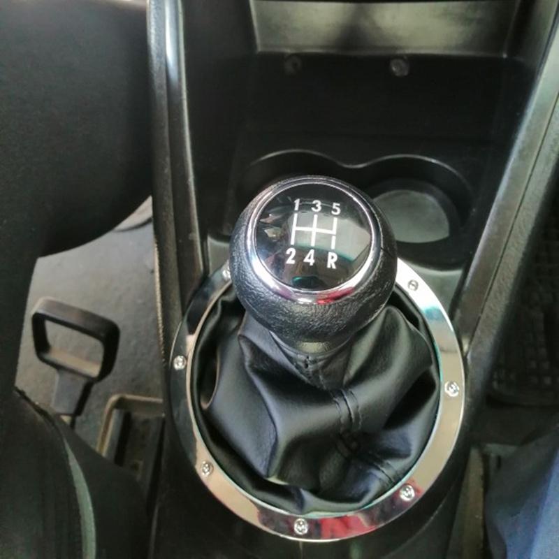 Car Black Gear Shift Knob Gaiter Boot Cover Protect Case For Volkswagen VW Gol Pointer Saveiro Parati 2004-2007 Car Styling Accessories