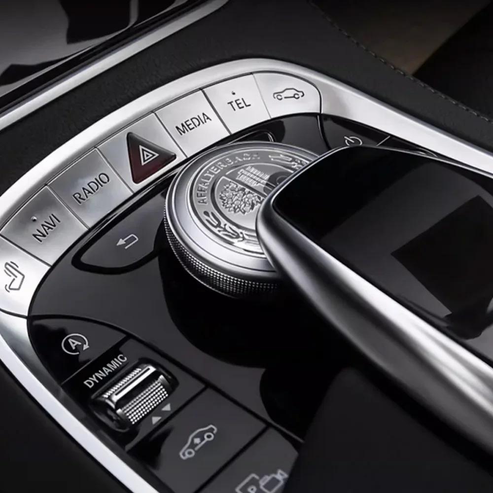 GLC GLB 47mm Multimédia Matrica Mercedes Benz AMG W212 W213 W205 W177 W204 W211 W202 E300 C180 C63 E63 Középkonzol Gombhoz