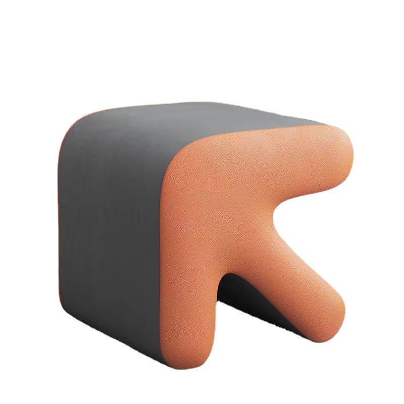 Light Luxury Stool Dual Use Multiple Colors Chairs Hallway Ottoman Living Room Furniture for Both Adults and Children