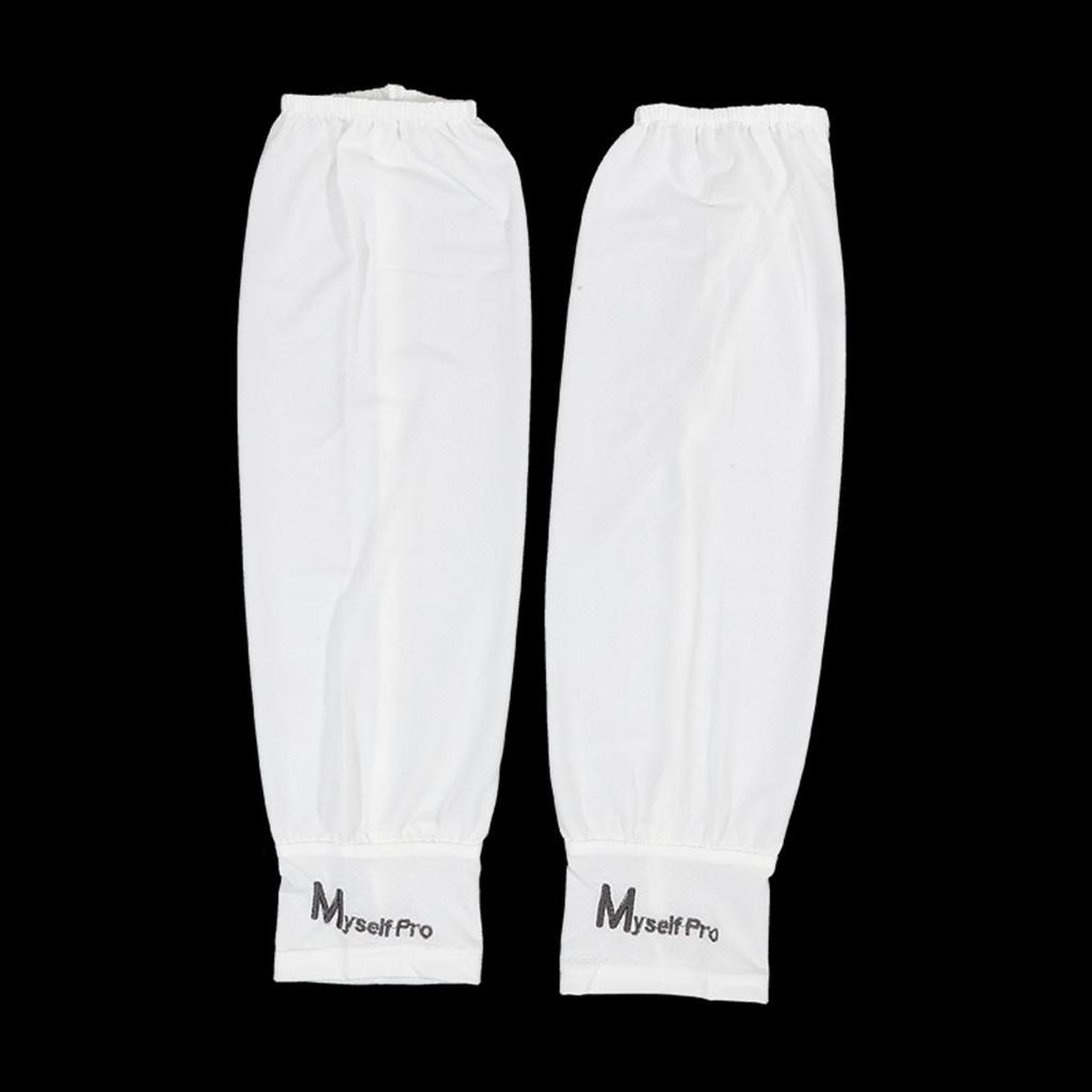 1Pair Ice Silk Sleeve Sun Protect Anti-Slip Sunscreen Cuffs Large Size Driving Sun Protection Arm Sleeves Breathable Arm Warmer