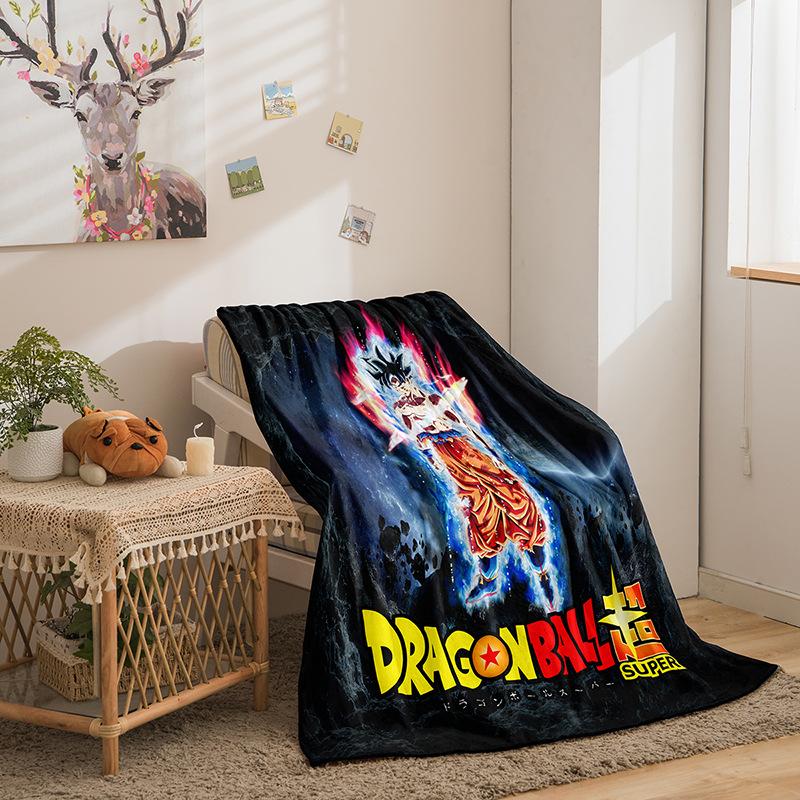 Cartoon Day Man Dragon Ball Series Double Sided Flannel 3D Digital Printing Blanket Blanket