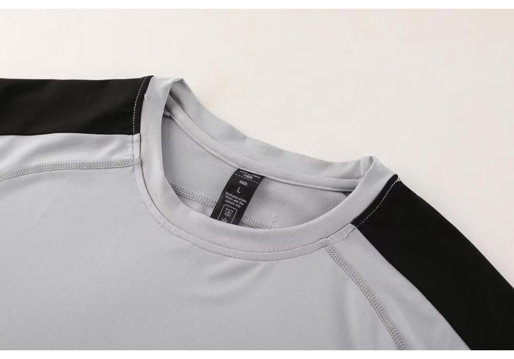 Unisex Quick-Dry Compression Sportswear Set: Long Sleeve & Elastic Pants for Fitness and Running