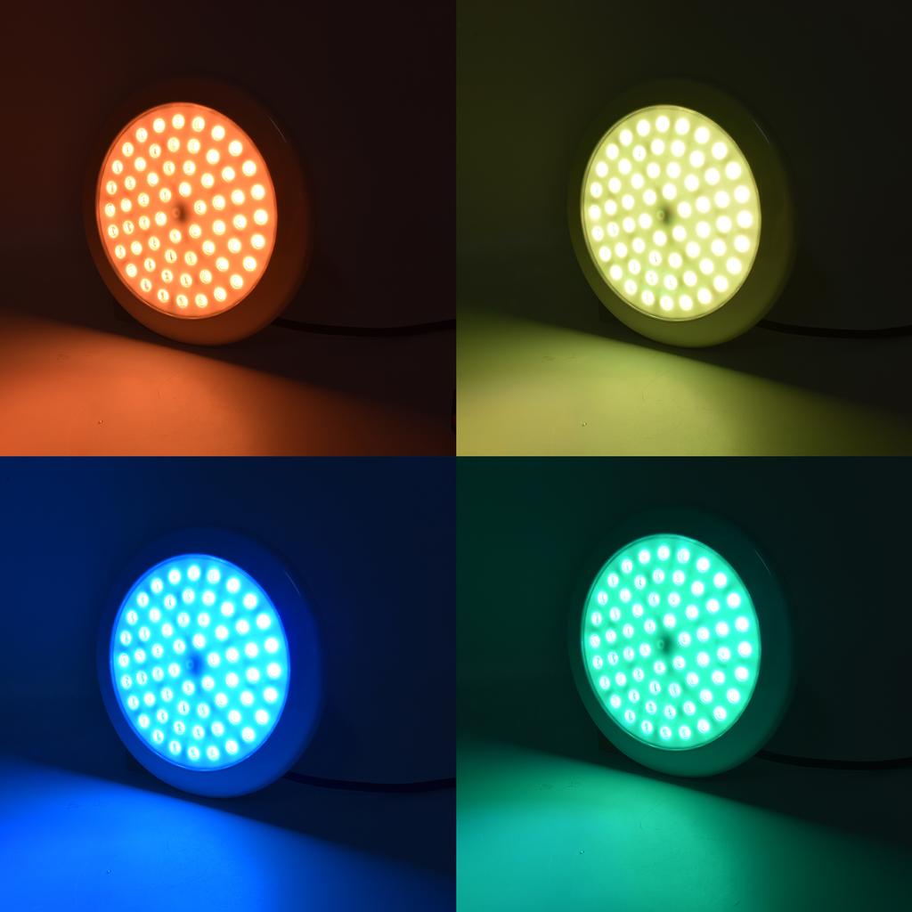 LED Swimming Pool Light RGB IP68 Waterproof Fully Glued Underwater Lamp Colorful 30W Pond Light