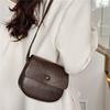 Elegant Vintage Saddle Bag For Spring Fashion Stylish Pu Shoulder Crossbody Bag