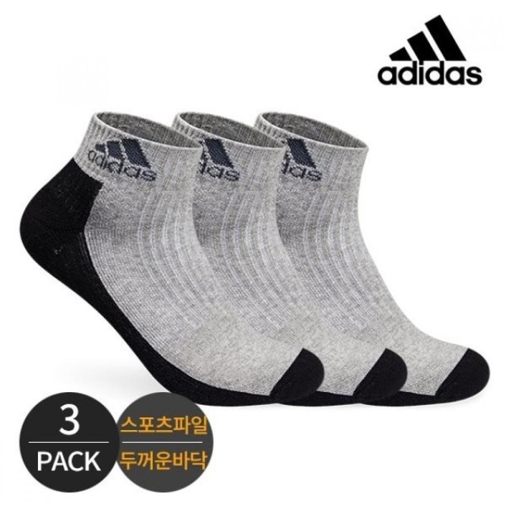 

Adidas Golf Men s Sports Pile Bottom Color Ankle Socks 3P GY