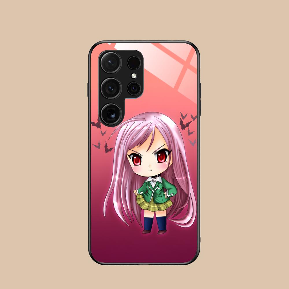 

Rosario Vampire Moka Akashiya Phone Case for Samsung Galaxy A56 55 54 53 52 51 36 35 34 23 16 15 5G Glass Colorful Cover Cover Galaxy A52s 5G