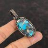 Tree Of Life Copper Blue Turquoise Pendant Copper Wire Wrapped Rainbow Moonstone Pendant Handmade Gemstone Jewelry Copper Pendant For Gift