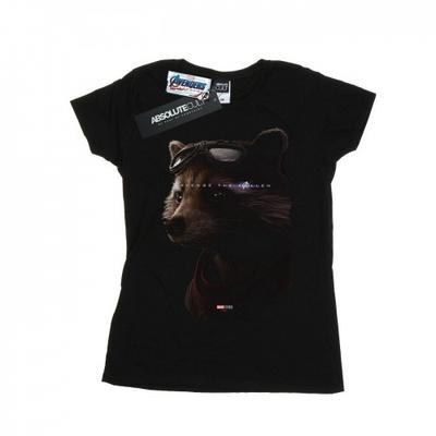 Womens/Ladies Avengers Endgame Avenge The Fallen Rocket Cotton T-Shirt