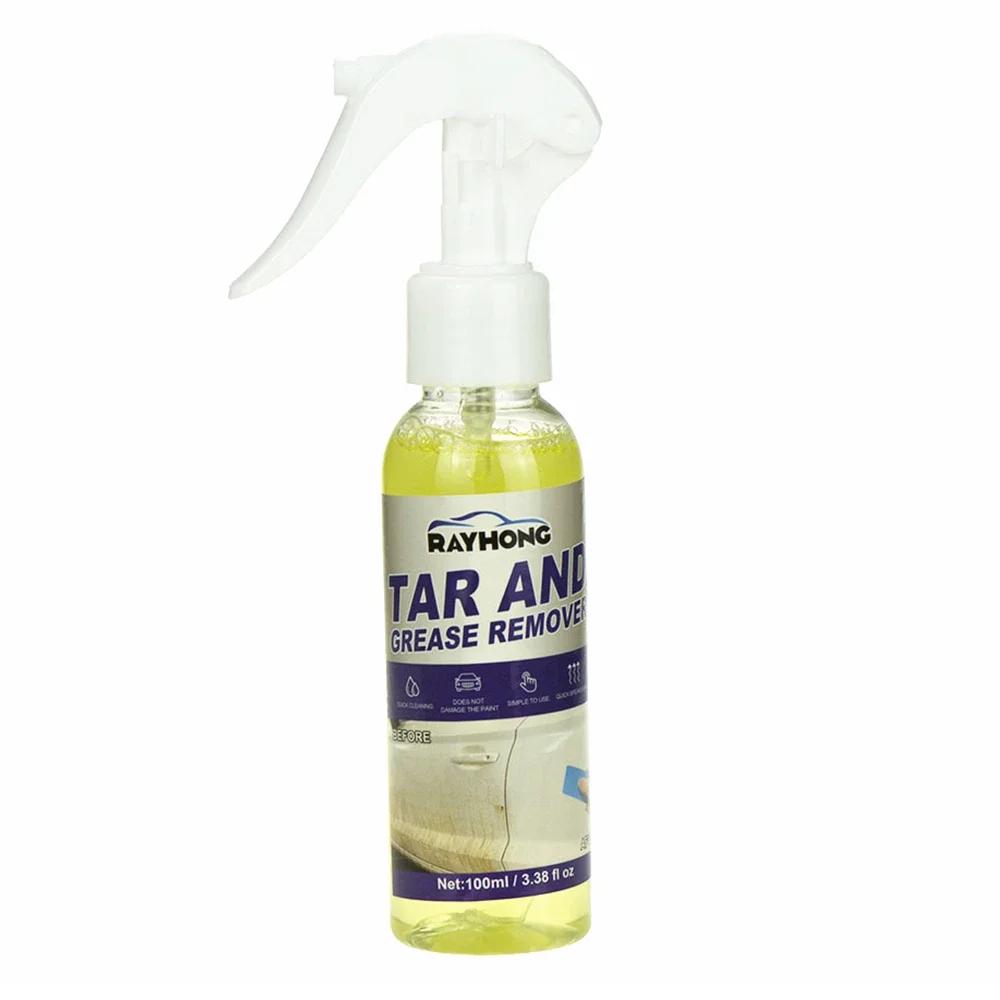 Car Tar Grease Remover Car Glass Heavy Oil Cleaner Car Paint Dirt Cleaning  Polishing Agent Waterproof Oil Film Degreaser